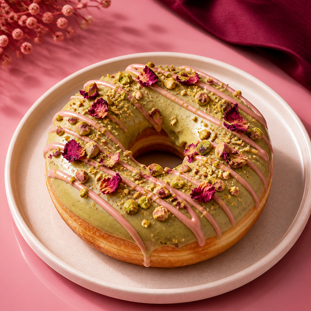Pistachio Rose Ring