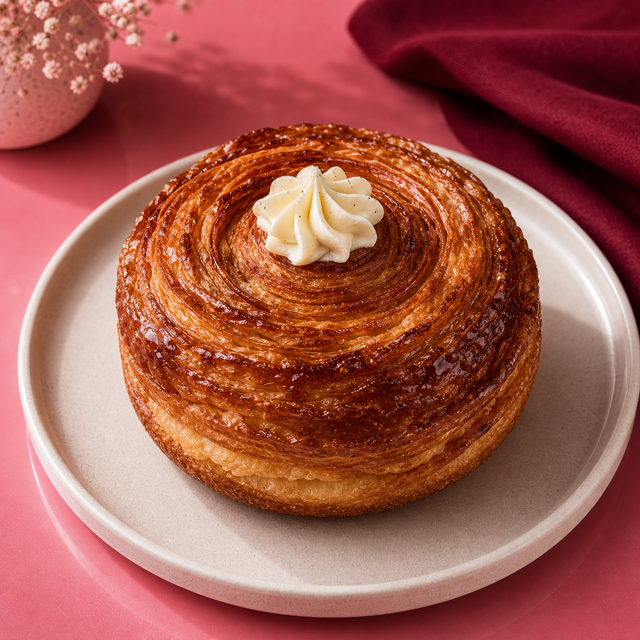 Scruncha Croissant Bun